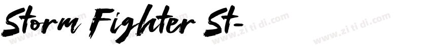 Storm Fighter St字体转换